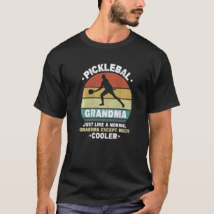 Pickleball Grandma Paddle Grandmother Women Pickle T-Shirt