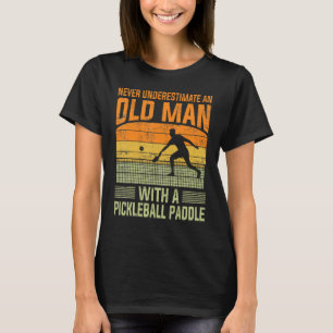 Pickleball Grandpa Men Pun for Pickleball T-Shirt