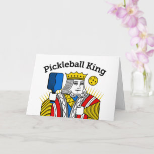Pickleball Greeting Card - Pickleball King
