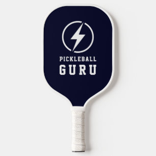 Pickleball Guru Monogram Lightning Bolt Customized Paddle