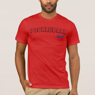Pickleball Guy Tee red