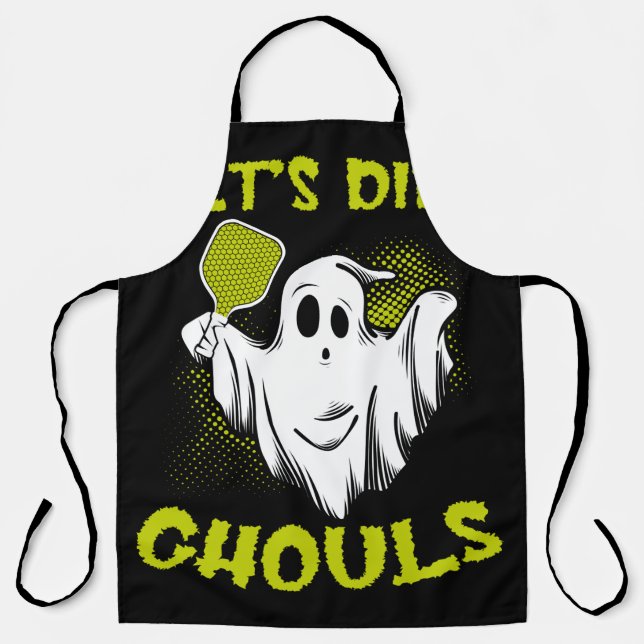 Pickleball Halloween Costume Pickleball Lover Tric Apron (Front)