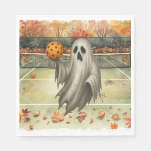 Pickleball Halloween Party with paddle and ball  Napkin