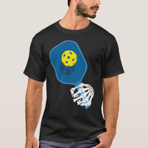 Pickleball Halloween T-shirt: Skeleton Hand T-Shirt