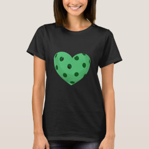 Pickleball heart - fun, funny pickle ball fan T-Shirt