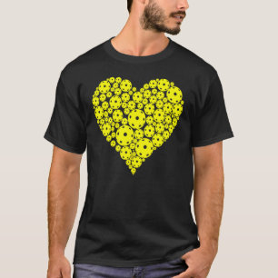Pickleball Heart Pickleball Dink Apparel Men Wome T-Shirt