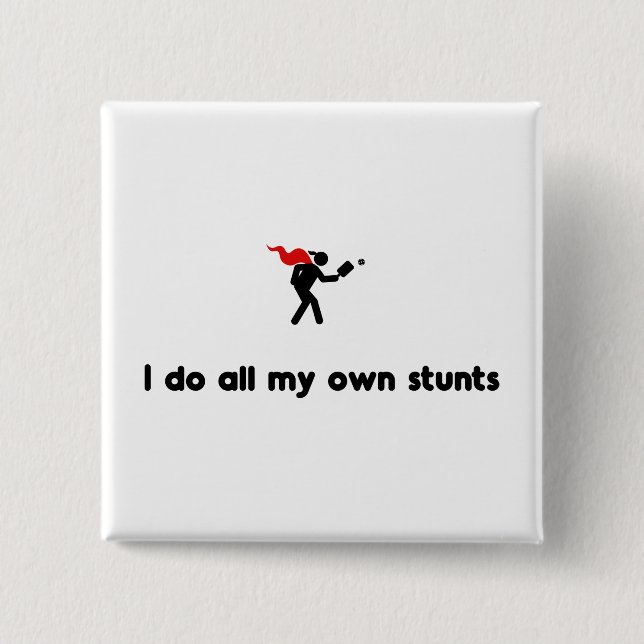 Pickleball Hero 2 Inch Square Button (Front)