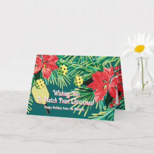 Pickleball Holiday Cheer!  Card