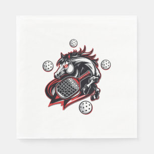 Pickleball Horse Lover Napkin