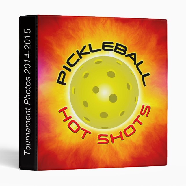 Pickleball Hot Shots 1 Binders (Front/Spine)