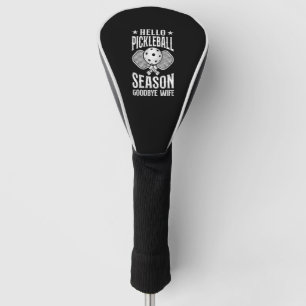 Pickleball Husband Wife Marriage Golf Head Cover