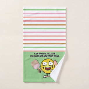 Pickleball If You Want Soft Serve Go For Ice Cream Hand Towel