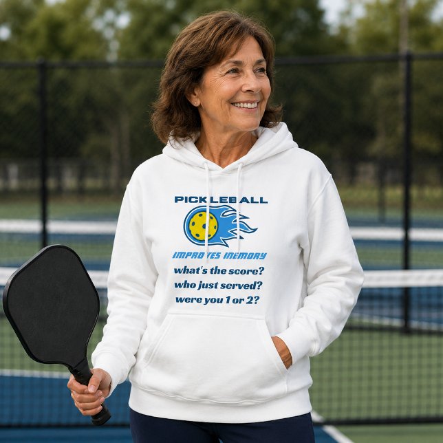 Pickleball Improves Memory Funny Women's Hoodie (Creator Uploaded)