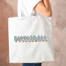 Pickleball in Colourful Multicolor Retro Typograph