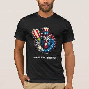 Pickleball Independance Day Pickleball Patriot T-Shirt