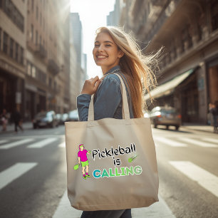 Pickleball Is Calling Tote Bag