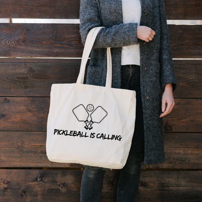 Pickleball Is Calling Tote Bag (Creator Uploaded)
