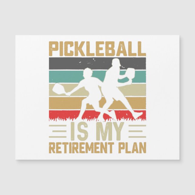 Pickleball Is My Retirement Plan Funny Pickleball  (Front)