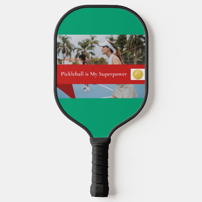 Pickleball Is My Superpower Pickleball Paddle (Back)