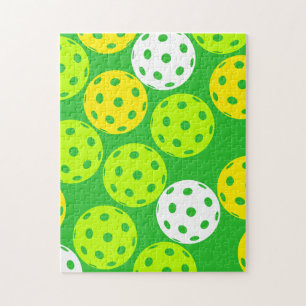 Pickleball Jigsaw Puzzle. Balls, balls, balls!  Jigsaw Puzzle