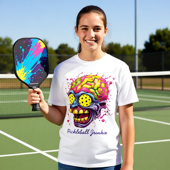 Pickleball Junkie - funny pickleball tshirt (Pickleball Junkie - funny pickleball tshirt)
