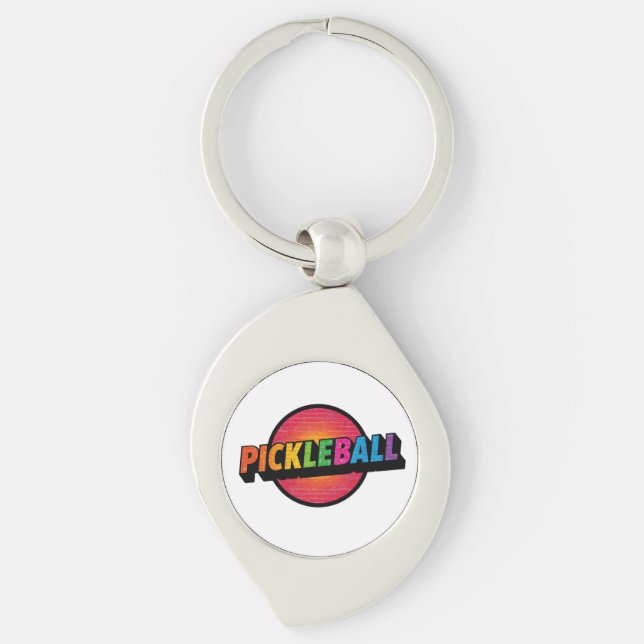 Pickleball Keychain (Front)