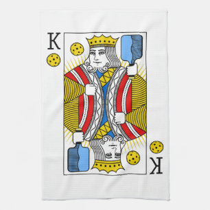 PICKLEBALL KING KITCHEN TOWEL