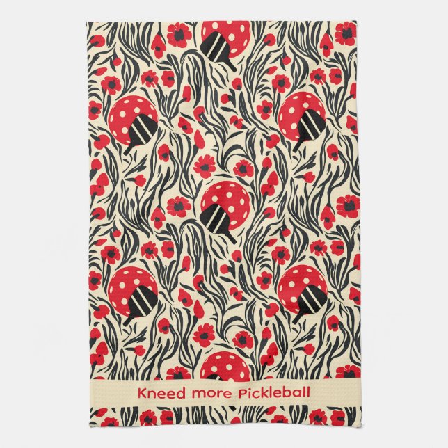 Pickleball Kitchen Dinker   Towel (Vertical)