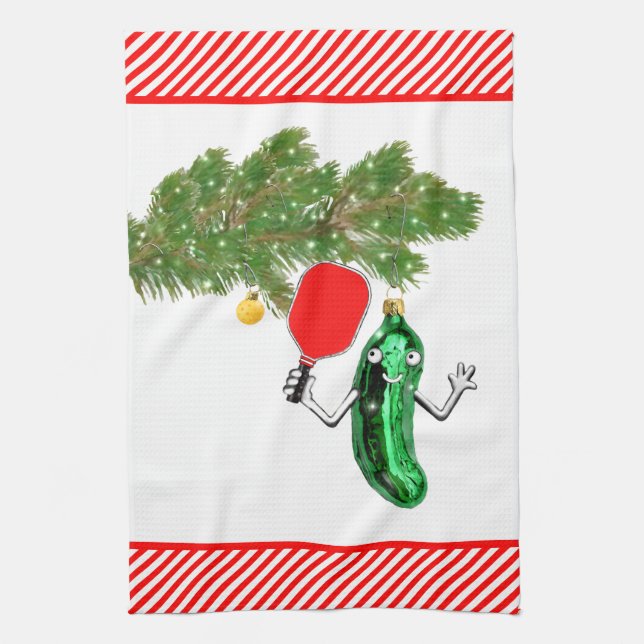 Pickleball Kitchen Towel (Vertical)
