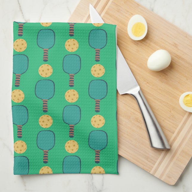 Pickleball Kitchen Towel (Quarter Fold)