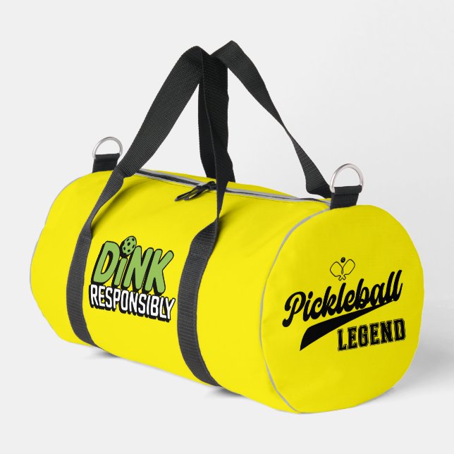 PICKLEBALL LEGEND DUFFLE BAG (Left Corner)