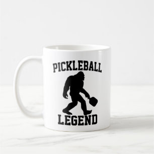 Pickleball Legend Funny Bigfoot  Coffee Mug