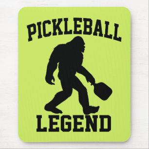 Pickleball Legend Funny Bigfoot  Mouse Pad