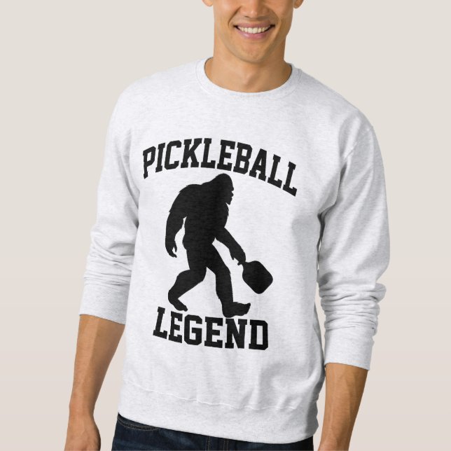 Pickleball Legend Funny Bigfoot  Sweatshirt (Front)