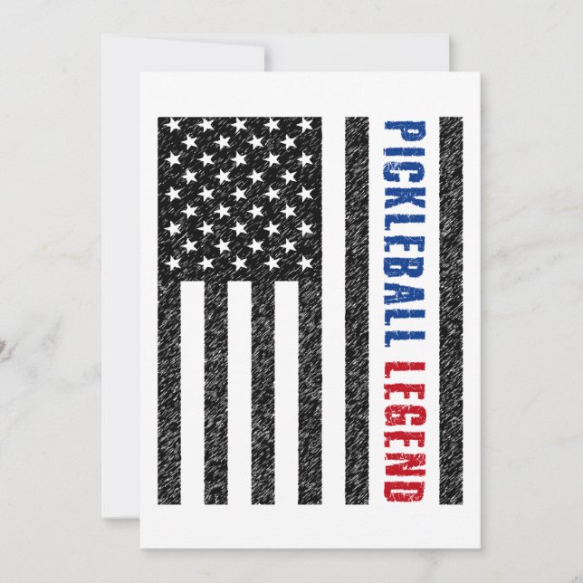 Pickleball Legend USA Invitation (Front)