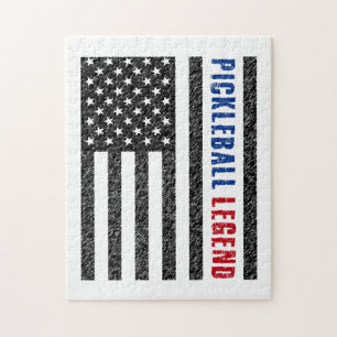 Pickleball Legend USA Jigsaw Puzzle