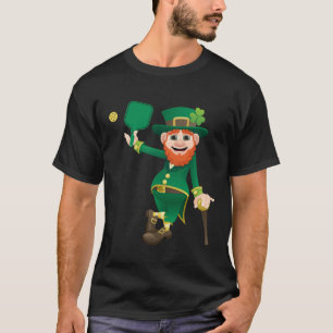 Pickleball Leprechauns St Patrick's Day Pickleball T-Shirt