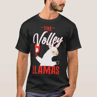 Pickleball Llama The Volley Llamas T-Shirt