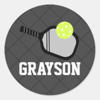 Pickleball Logo Black Name