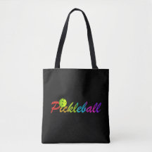 Pickleball Logo on Black Background