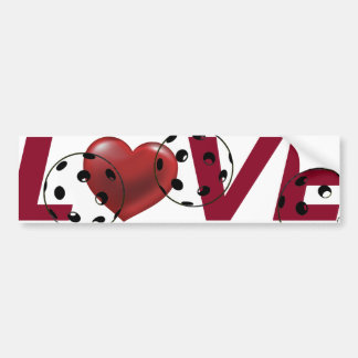 Pickleball love bumper and icechest sticker