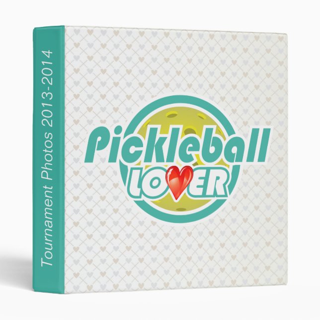Pickleball Lover 2B Binder Options (Front/Spine)