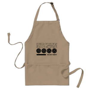 Pickleball Lover Apron: Stay out of the Kitchen Standard Apron