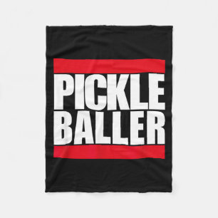 Pickleball lover pickle ball player dinker smash fleece blanket