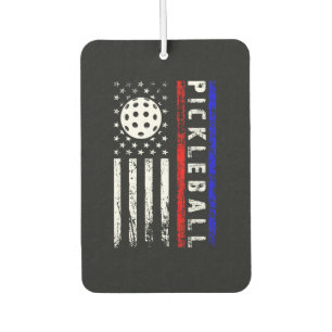 Pickleball Lovers 4th of July American Flag Air Freshener