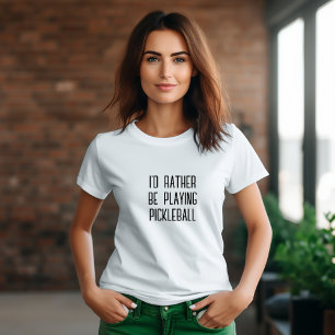 Pickleball Lover's Dream funny black slogan T-Shirt