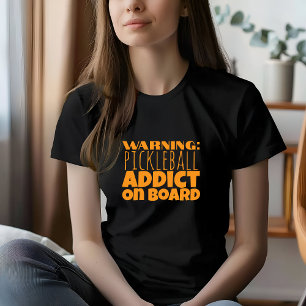 Pickleball Lovers funny orange slogan T-Shirt
