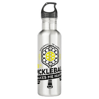 Pickleball makes me happy 710 ml water bottle