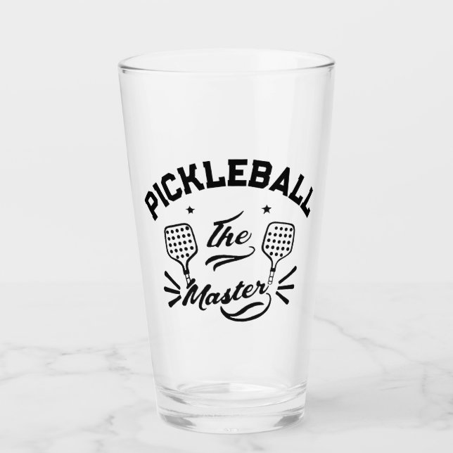 Pickleball Master Glass (Front)