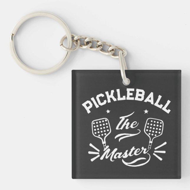 Pickleball Master Keychain (Front)